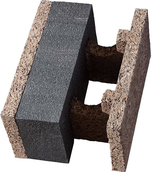 HD  blocs avec matériau isolant
