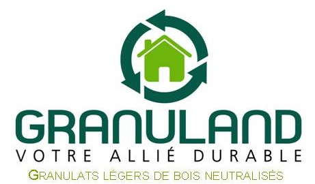 GRANULAND, granulats de bois neutralisés utilisés pour  béton léger et isolant thermique