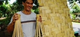 Des panneaux en bambou tressé qui cartonnent