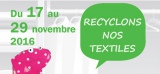 Belfort – Recyclons nos textiles du 17 au 29 novembre