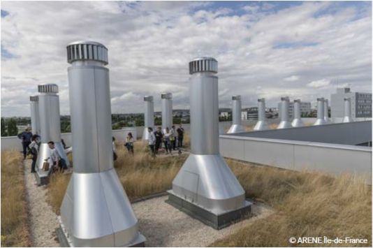 toiture végétalisée et ventilation naturelle