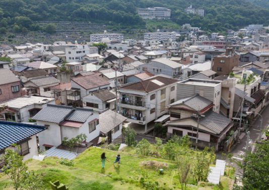 « Greendo » offre un magnifique panorama sur la ville de Takamatsu. © Keita Nagata